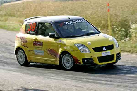 Kenneth Madsen, Dianalund, kørte sig ind som nr. 2 i gr.n ved KOMO Rally.